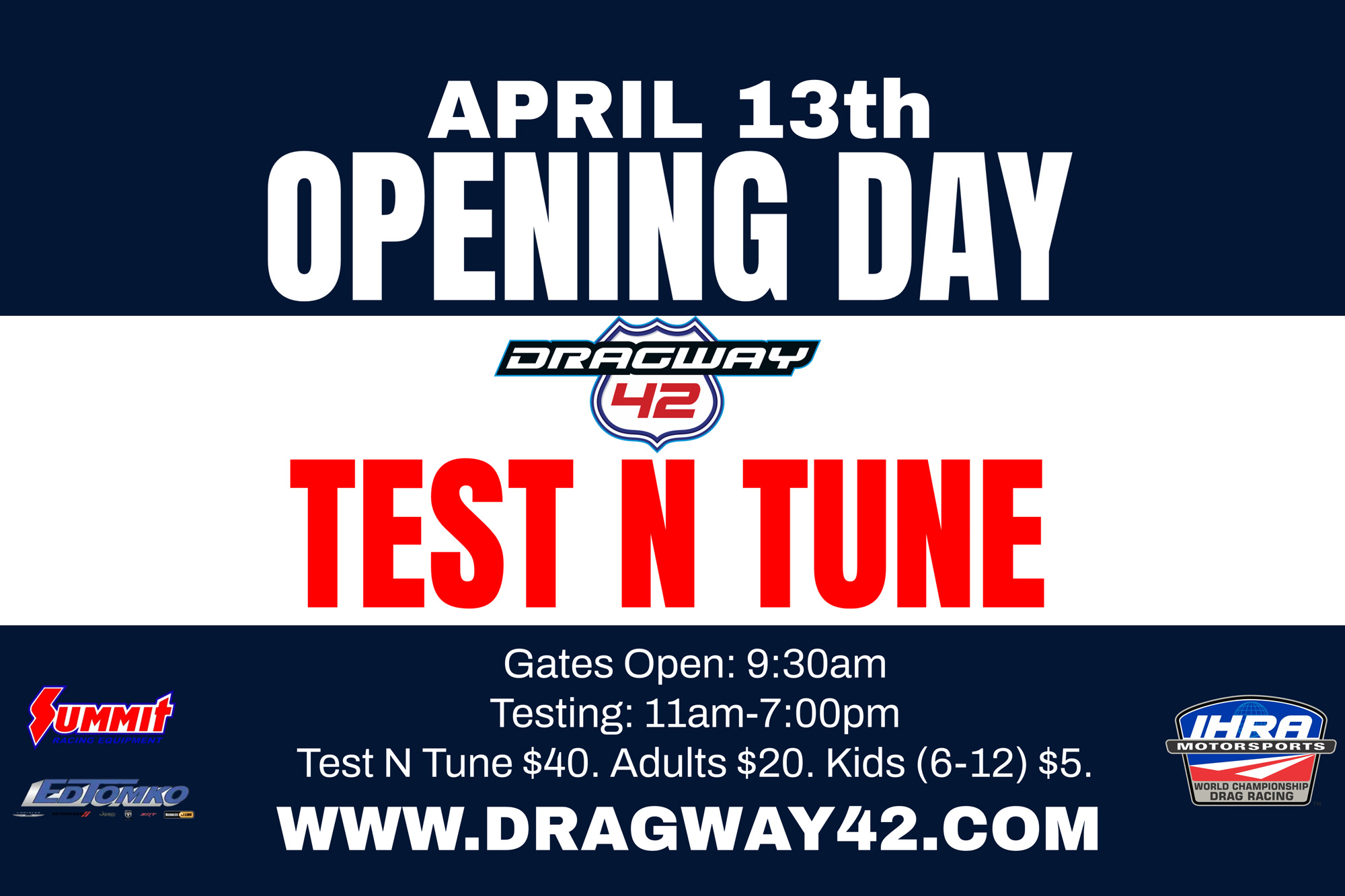 Season Opener Test N Tune Dragway 42