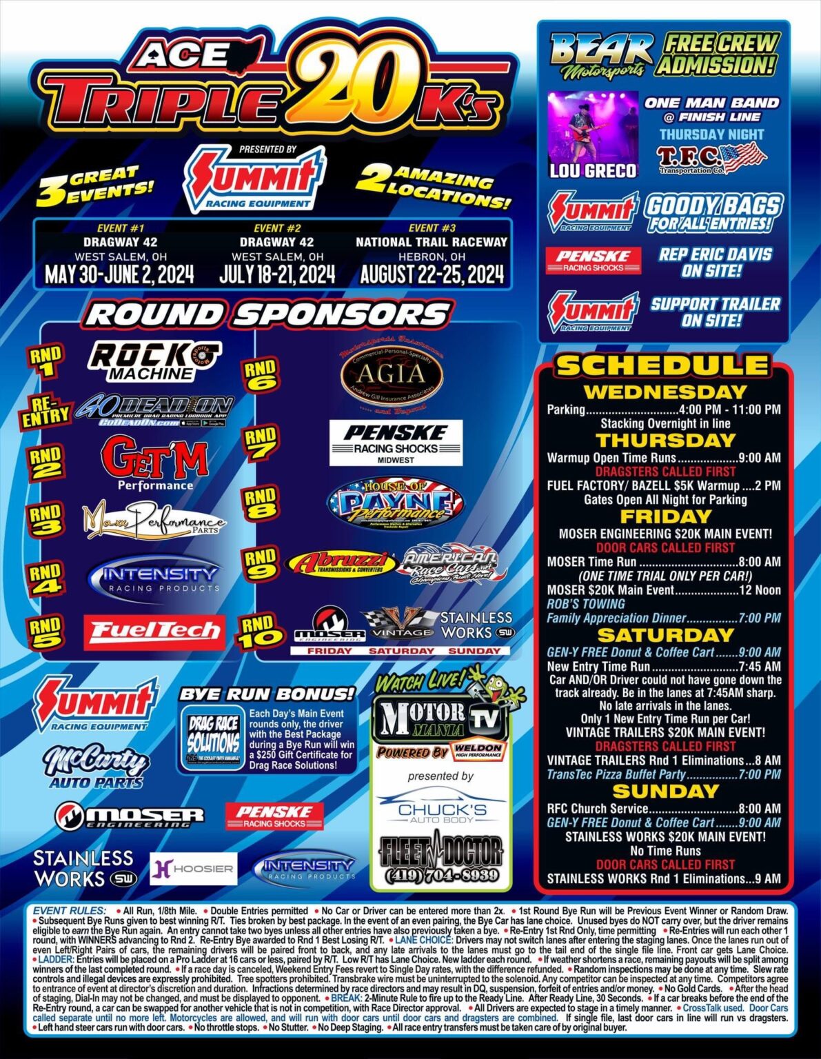 ACE OHIO EVENTS LLC - Dragway 42