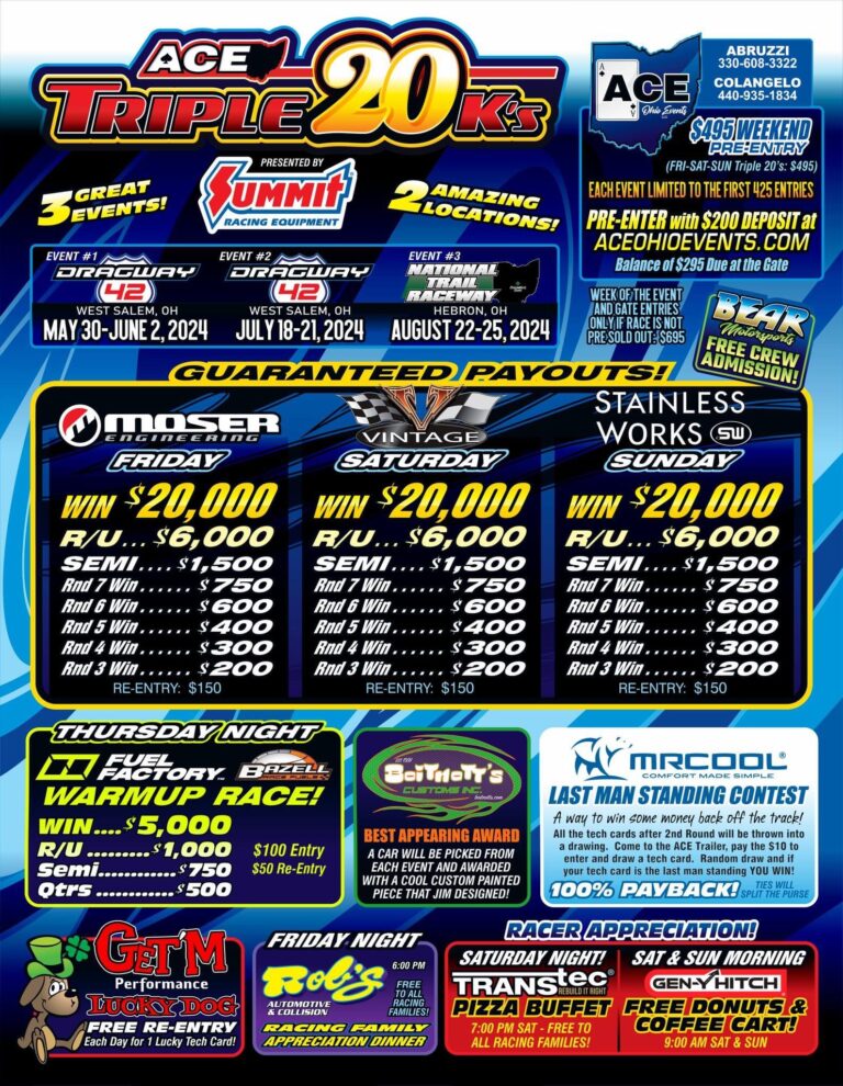 ACE OHIO EVENTS LLC - Dragway 42